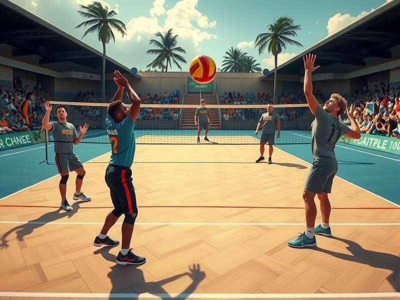 Strategic formations in Volley King Of Court