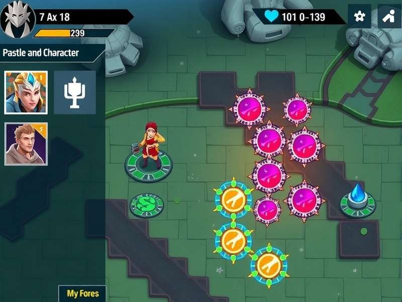 Dewdrop Dynamo Defenders gameplay screenshot showing character selection