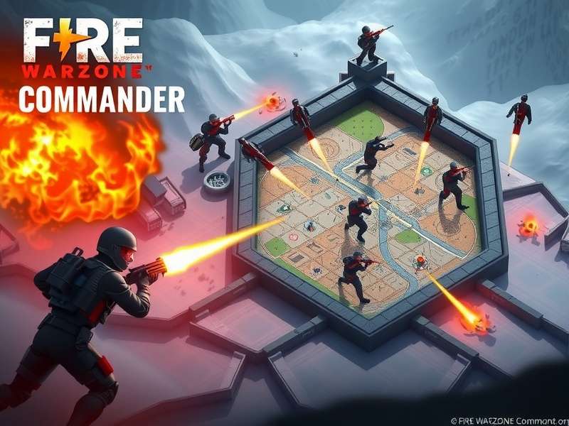 Fire Warzone Commander Advanced Features Fire Warzone Commander features showcase with multiple gameplay elements