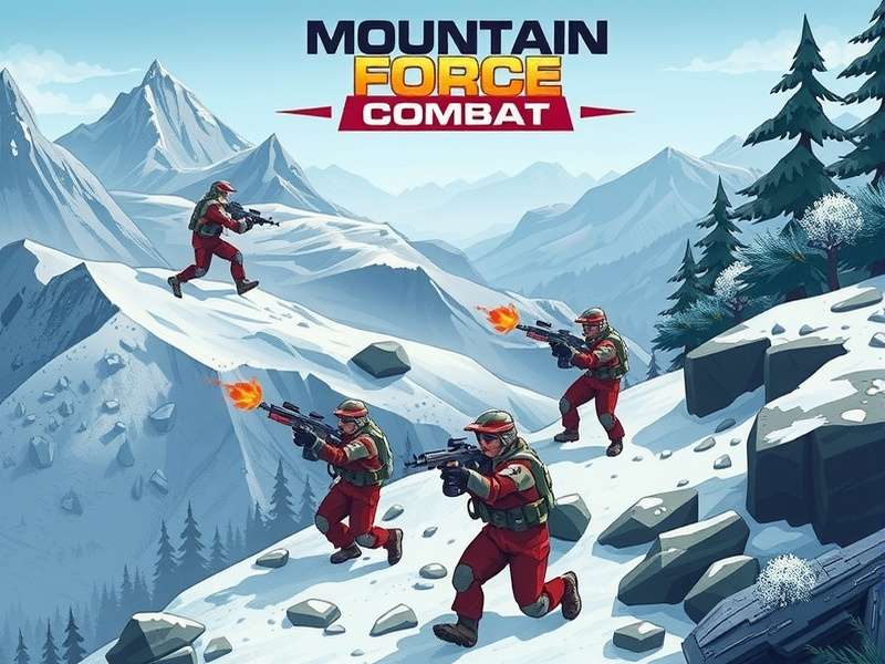 Mountain Force Combat development team working on game design