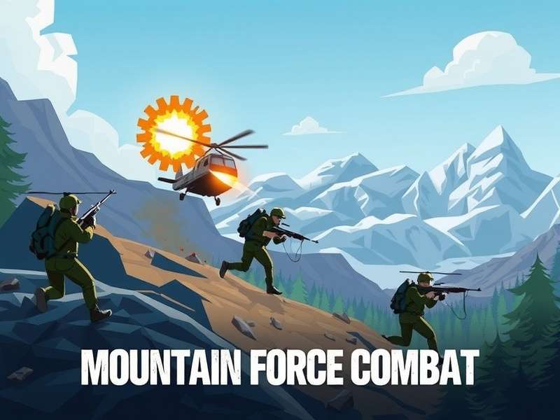 Mountain Force Combat multiplayer team strategy illustration